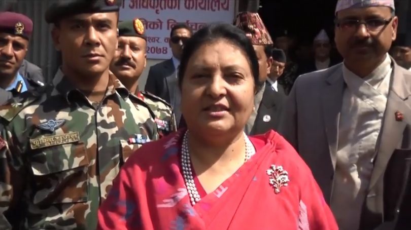 आधार खोज्दै राष्ट्रपति