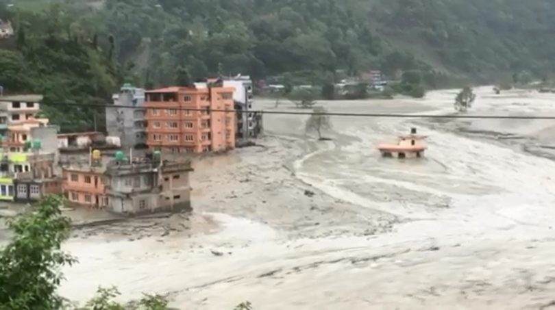 सिन्धुपाल्चोकको बाढी र पहिरोमा परी बेपत्ता भएका सात जनाको शव फेला