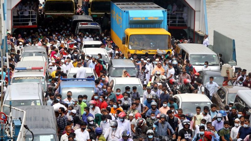 बंगलादेशमा डेल्टा भेरिअन्ट देखिएपछि देशव्यापी रुपमा कडा लकडाउनको घोषण