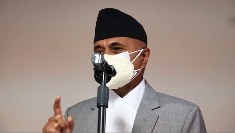 नवनियुक्त गृहमन्त्री खगराज अधिकारी द्वारा देशमा शान्ति सुरक्षा, अमनचयन र नियम कार्यान्वयनमा अब्बल देखिनेगरी काम गर्न निर्देशन