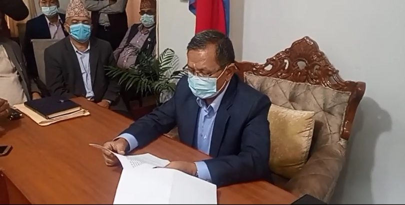 आफ्नो नेतृत्वको सरकार ढल्नुमा पार्टी अध्यक्ष तथा प्रधानमन्त्री केपि ओली दोषी :पृथ्वी सुब्बा गुरुङ