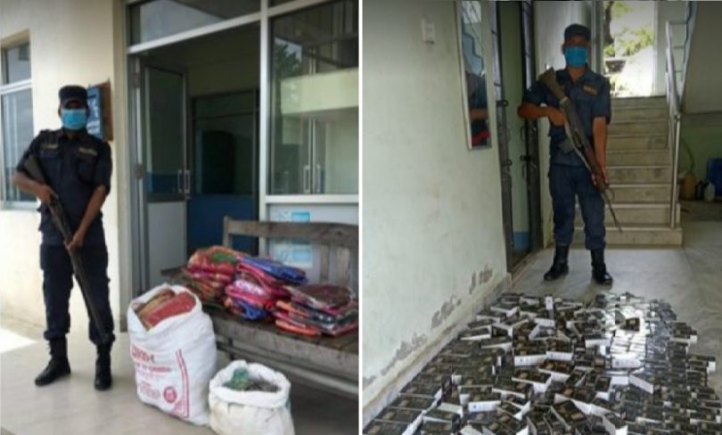नेपाल तर्फ ल्याउँदै गरेको १७ लाख बढिको सामाग्री बरामद
