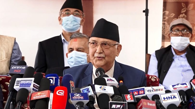 ओलीको पत्रकार सम्मेलन,प्रधानमन्त्री,सभामुख र नेपाल विरुद्ध आक्रोश व्यत्त