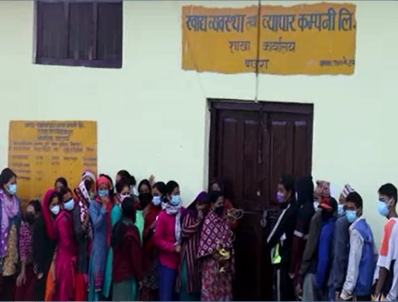 बाजुराको कोल्टीमा चामल सकिएसंगै जिल्लाको उत्तरी क्षेत्रमा खाद्य संकट