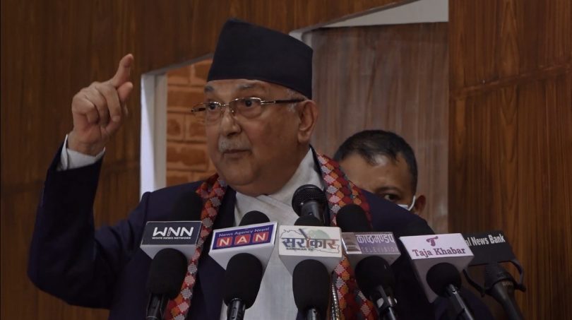 निर्वाचनपछि सरकारमा रहेका दलहहरु बिलाएर जाने ओलीको ठोकुवा