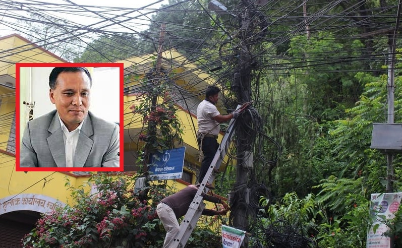 नेपाल विद्युत प्राधिकरणले इन्टरनेट तथा केबलको तार नकाट्ने