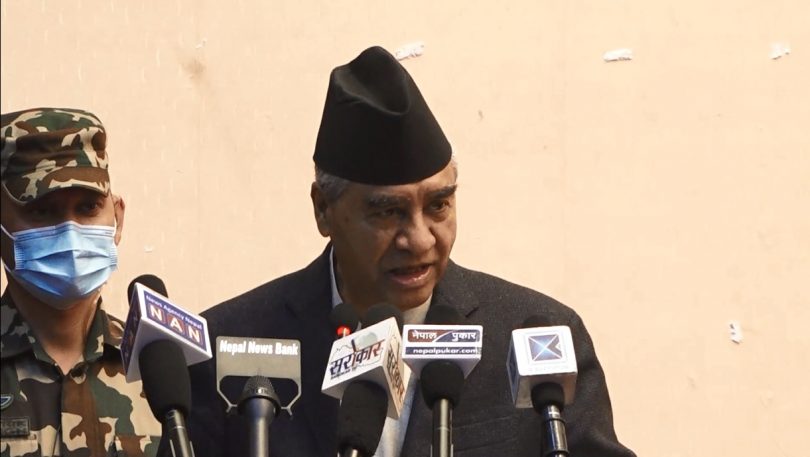 अरुको पार्टीको चिन्ता नगर्न नेता तथा कार्यकर्ताहरुलाई देउवाको आग्रह