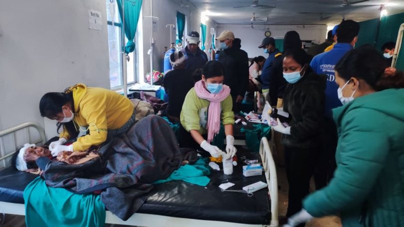 जाजरकोटकोकुदु बराहचौर नजिक बस दुर्घटना,५ जनाको मृत्यु
