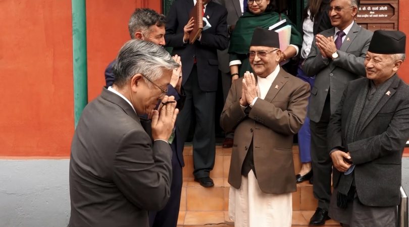 एमसीसीबारे छिनो निर्णयमा पुग्ने दाहाल र ओलीलाई लूको आग्रह, ढिला गरिए सहायता अन्यत्रै लैजाने चेतावनी