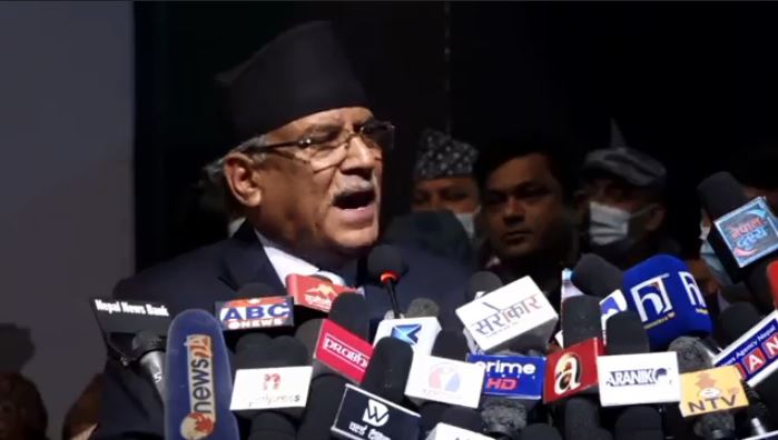 माओवादी कमजोर बन्नुमा आफ्नै धेरै गल्ती :प्रचण्ड