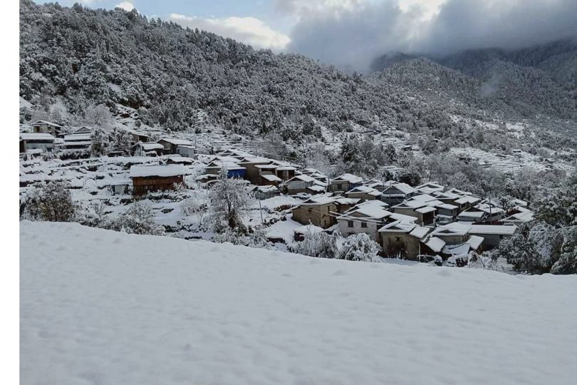 रुकुमपूर्वका १४ मजदुर हिउँमा फसे