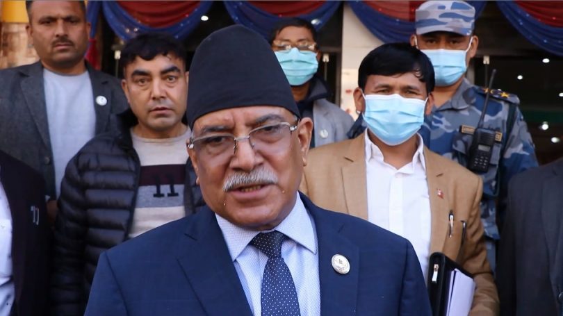 गठबन्धन टुटाउने र सरकार गिराउने षडयन्त्र भइरहेको छ :प्रचण्ड