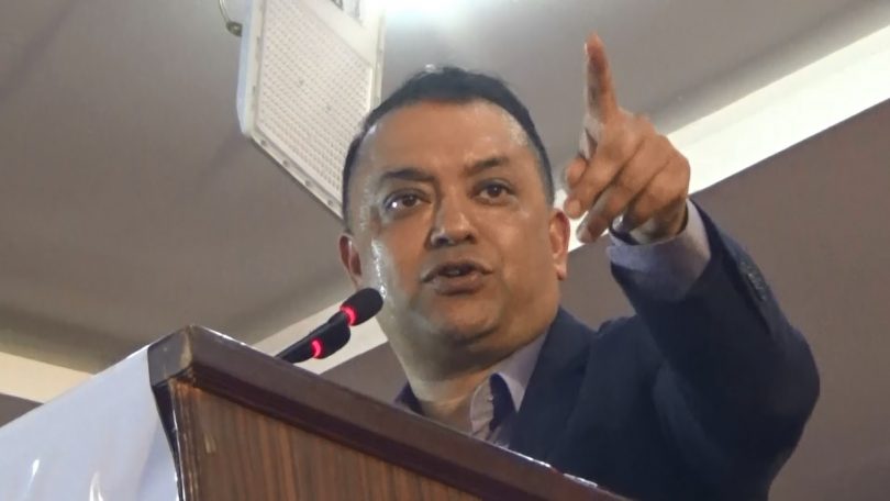 नेपालमा कम्युनिष्टहरुले उत्तेजनाको राजनीति गर्ने गरेको गगन थापाको आरोप