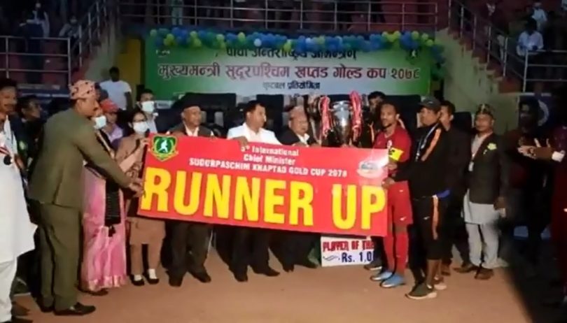 सुदुरपश्चिम खप्तड गोल्डकप फुटबल प्रतियोगिताको उपाधि मनाङ मस्र्याङ्दी क्लबलाई