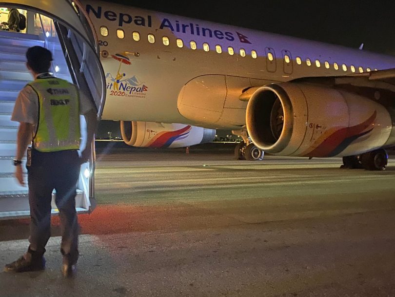 नेपाल वायुसेवा निगमको विमान थाईल्याण्डमा ठुलो दुर्घटनाबाट जोगीयो