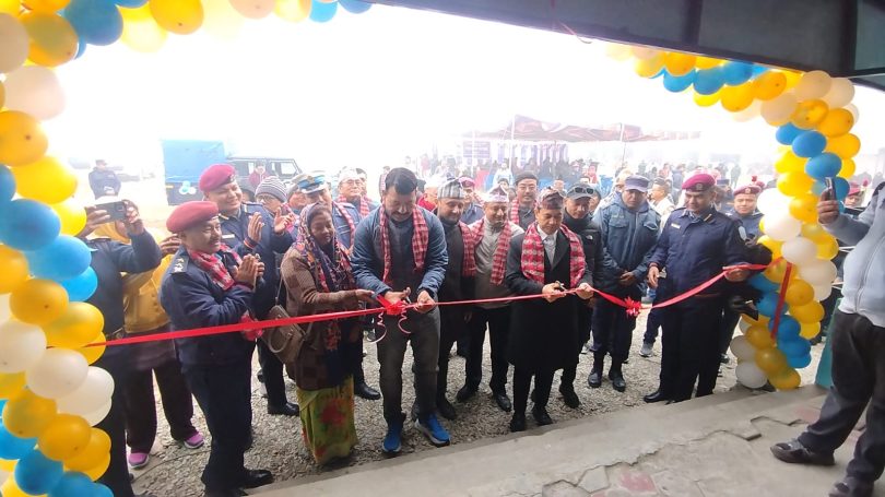 ईलाका प्रहरी कार्यालय इटहरीको भवन पुनःस्थापना गरी हस्तान्तरण