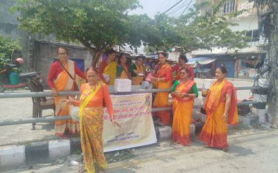 श्रीकृष्ण महिला सेवा संघद्वारा अक्षय तृतीयामा सातु वितरण