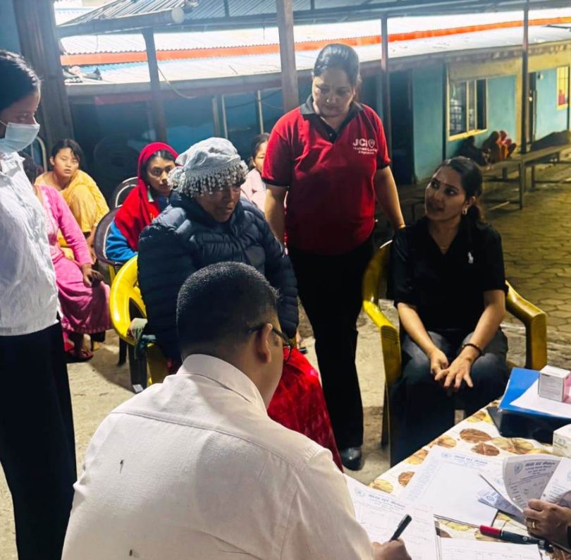 लेडी जेसीजको सक्रियता: माया घरमा स्वास्थ्य शिविर