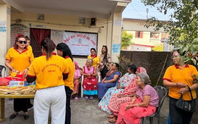 सौन्दर्यकला व्यवसायी संघद्वारा वृद्ध आश्रममा सहयोग