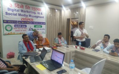डिजिटल युगमा पर्यटन व्यवसायः इटहरीमा निःशुल्क डिजिटल मार्केटिङ, एआई र सामाजिक सञ्जाल व्यवस्थापन तालिम सुरु