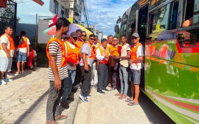 सार्वजनिक यातायातलाई स्वच्छ बनाउने अभियान, २५० डस्टबिन हस्तान्तरण