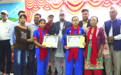 कोशी प्रदेशमा खेल प्रतिभाको सम्मान, १०५ जना खेलाडी, पत्रकार र खेलकुदकर्मी सम्मानित