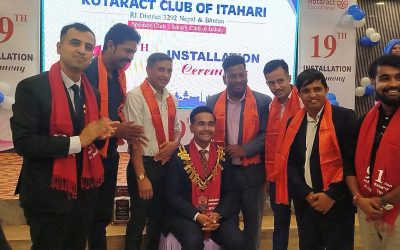 रोट्याक्ट क्लब अफ इटहरीको १९औँ पदस्थापना, अनुप्रस विष्टको नेतृत्वमा नयाँ कार्यसमिति